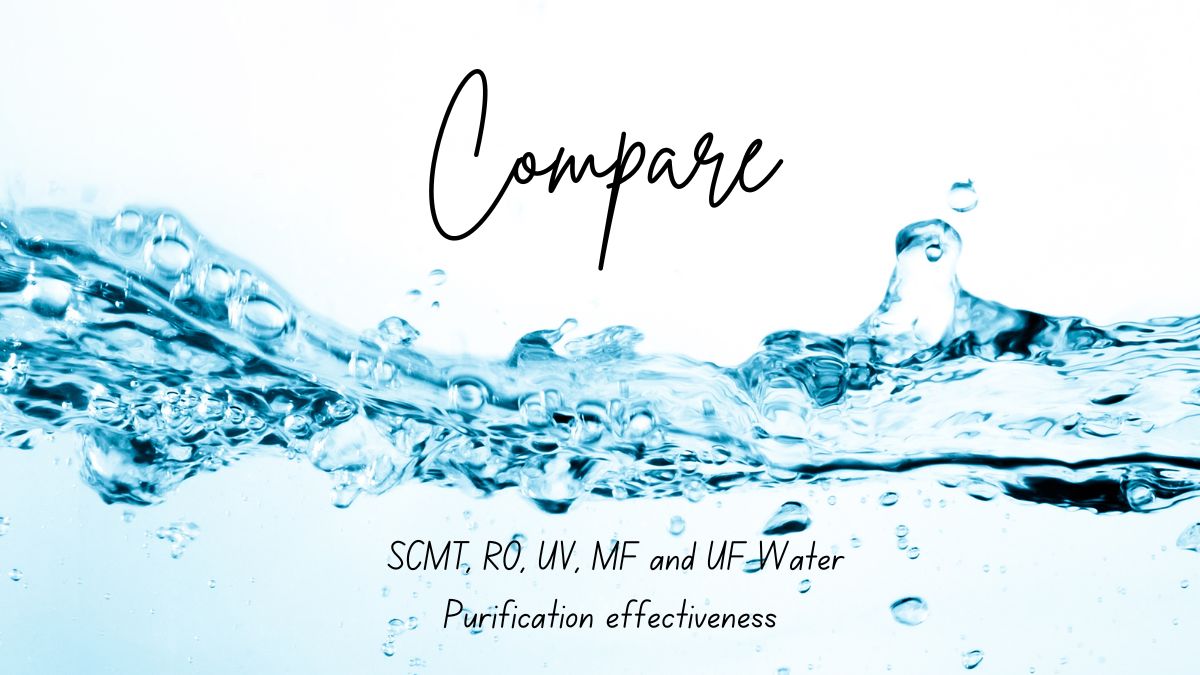 SCMT, RO, UV, MF and UF Water Purification