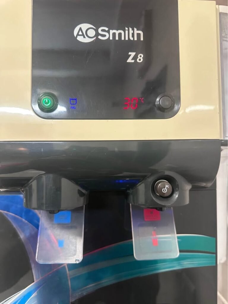 Current water temperature status in AO Smith z8 model