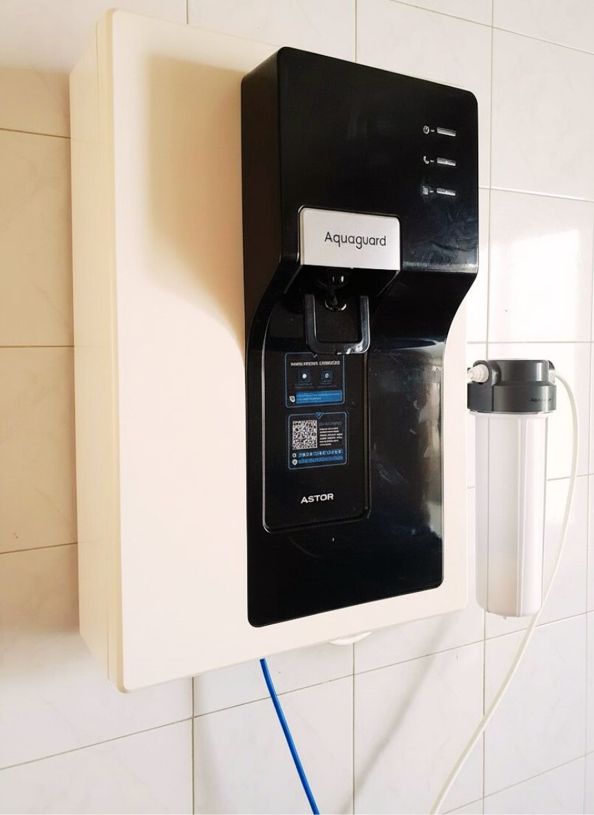 Close shot of Aquaguard Enrich Astor water purifier