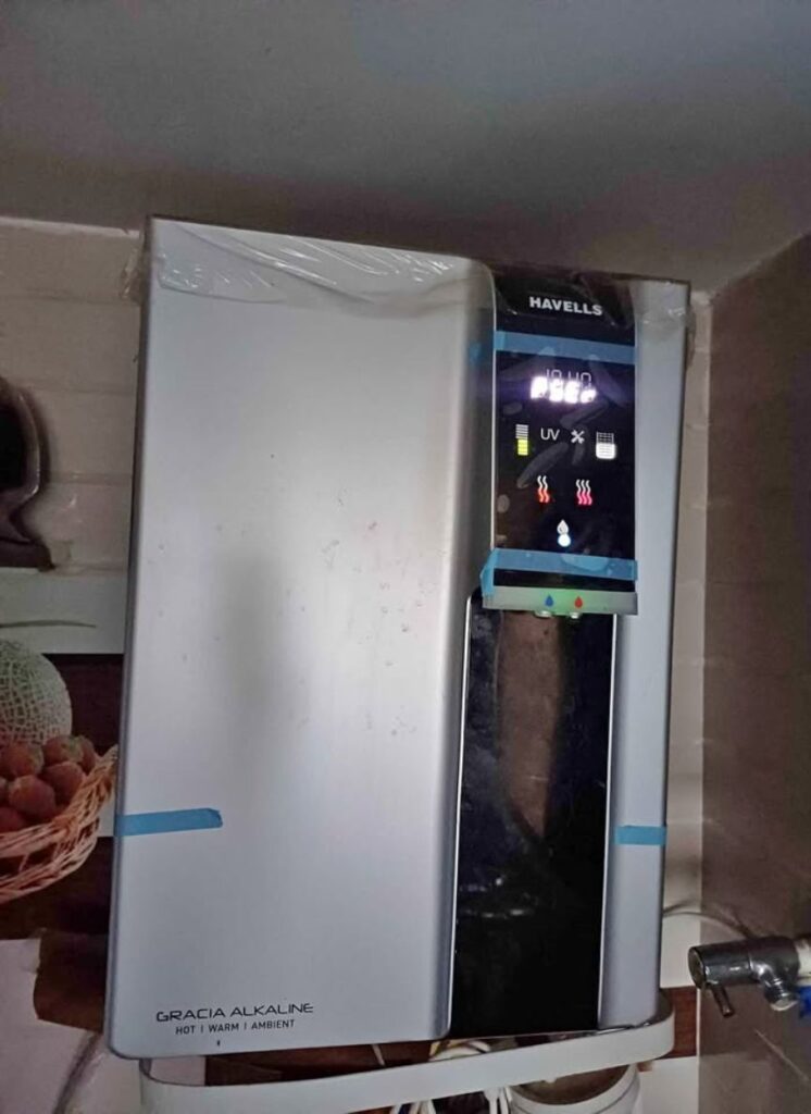 Close shot of Havells Gracia FAB water purifier