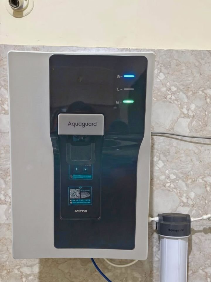 Close view of Aquaguard Enrich Astor Alkaline RO