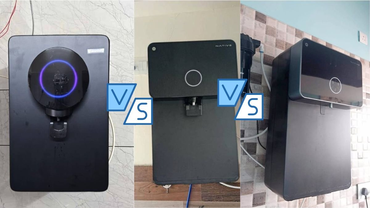 Atomberg Intellon vs. UC Native M1 vs. M2 Water Purifiers